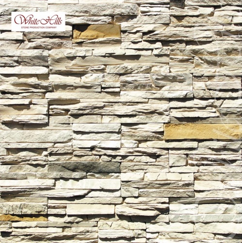 Искусственный камень для навесных вентилируемых фасадов White Hills Кросс Фелл F100-00